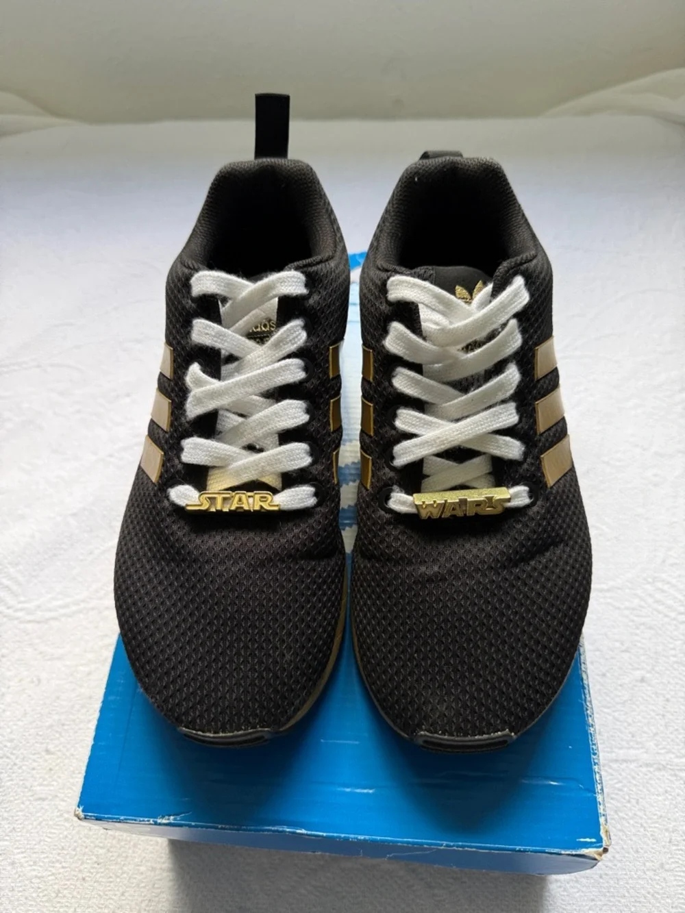 Adidas ZX Flux Star Wars Gold Detail Sneakers Youth 4.5Y Women 7